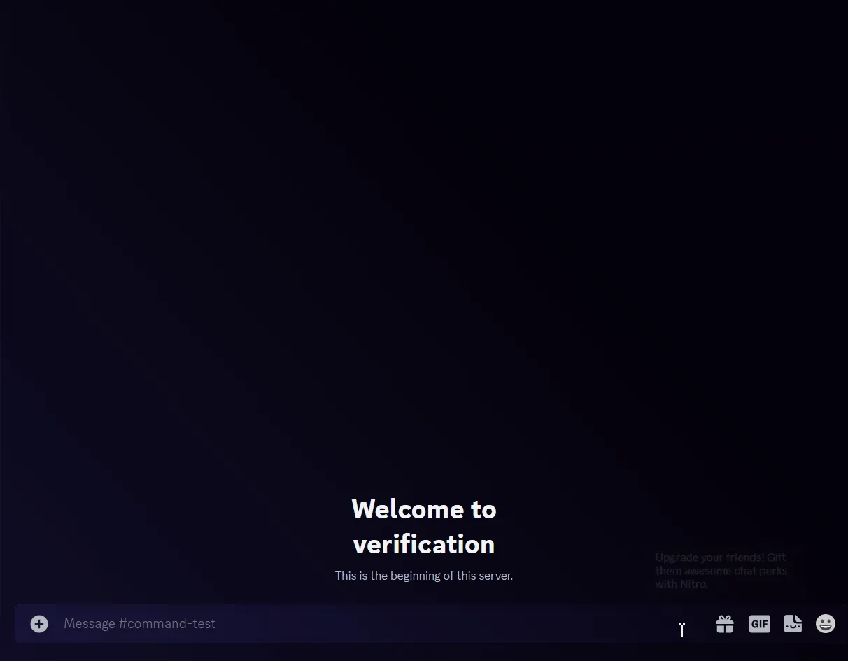 Example usage for the support command